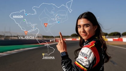 Bianca Bustamante, piloto y modelo: "Los mejores circuitos de España son Aragón, Valencia y el Jarama"