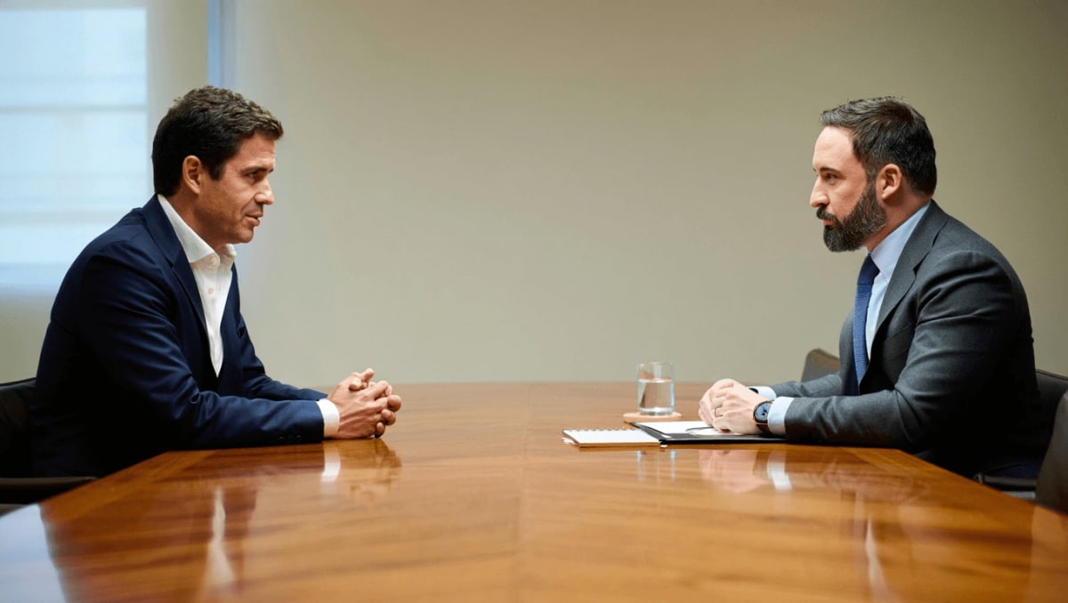 Feijóo y Abascal volvieron a hablar tras las elecciones de Castilla y León para avanzar en las negociaciones PP-Vox