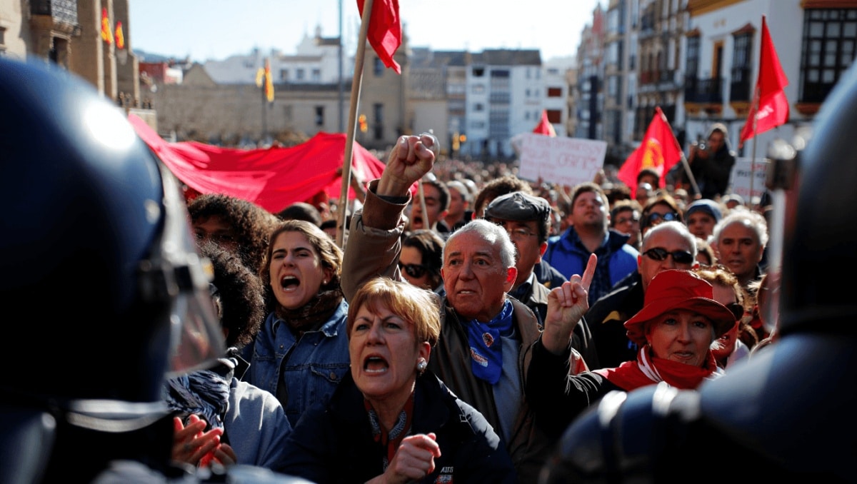 La semana de pasión de la ultraizquierda andaluza