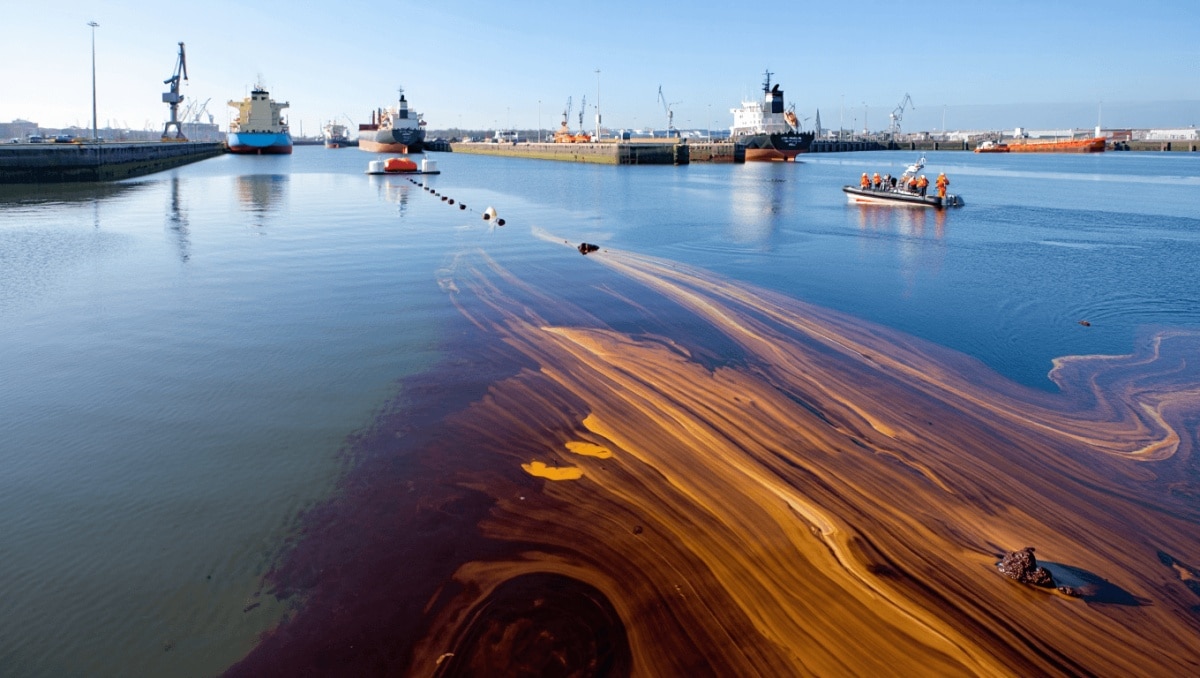 El tráfico marítimo, prácticamente paralizado en el puerto de Amberes tras un vertido de petróleo