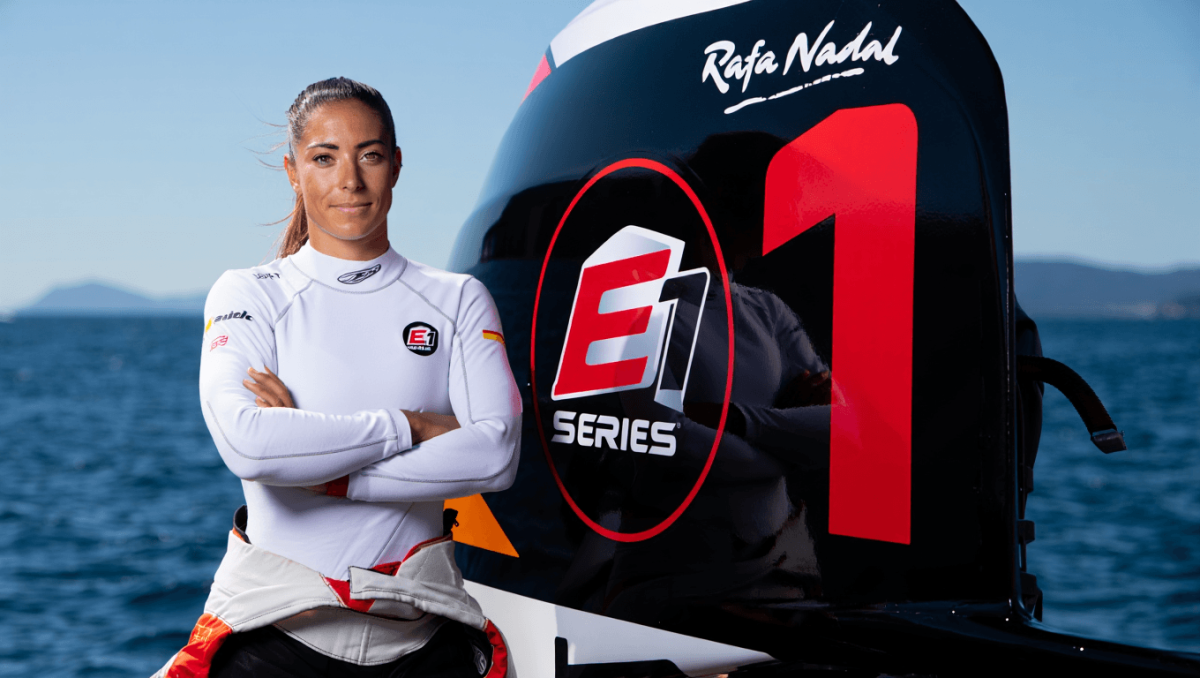 Cris Lazarraga, piloto estrella del equipo de Rafa Nadal en la E1 Series: "No creo que pueda hacer algo más grande que representarle a él"