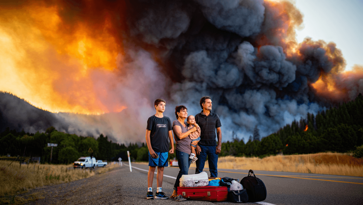 "Impotencia y dolor" entre los evacuados por los incendios en Ávila y Madrid: "Todo lo nuestro está ahí y es horrible"
