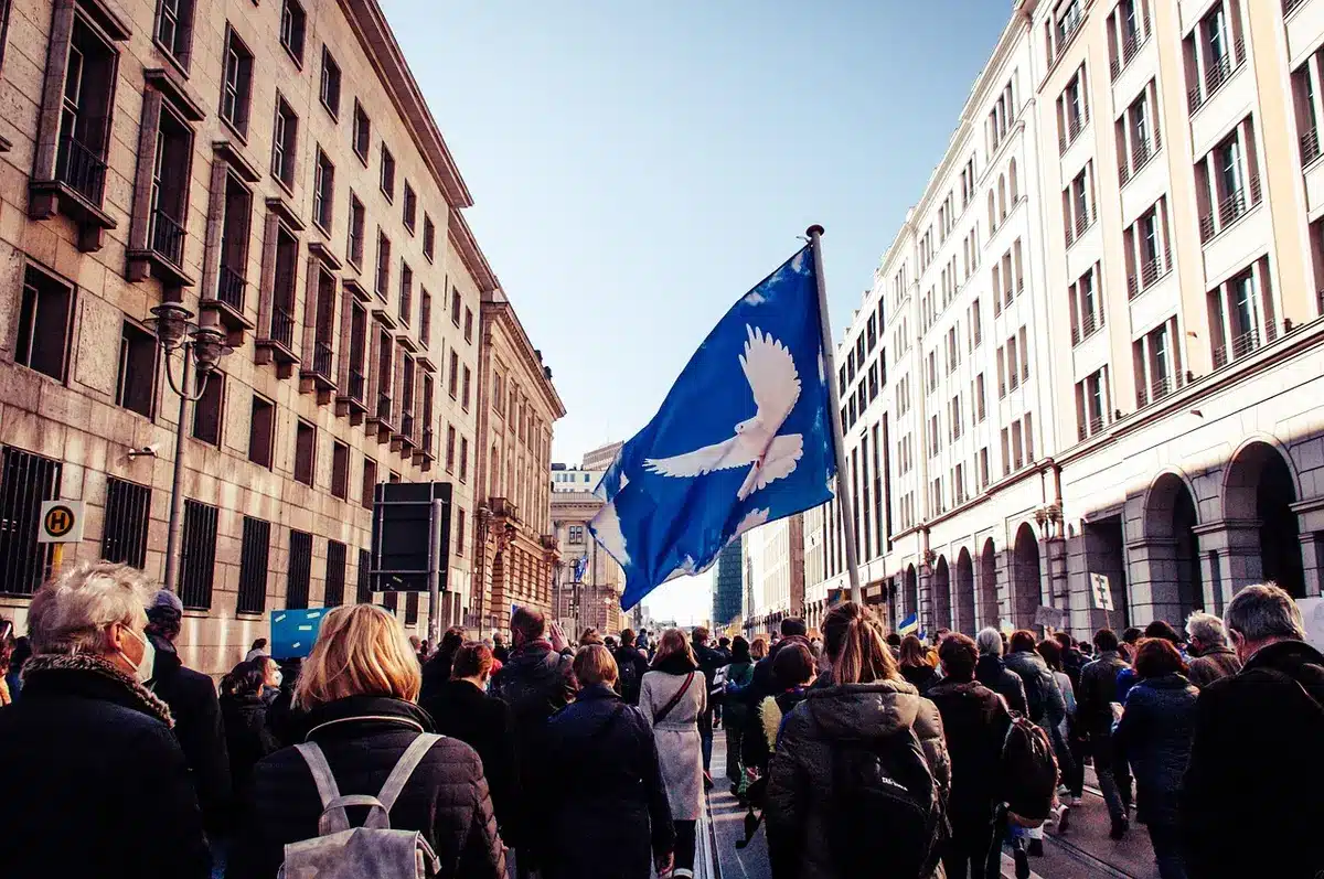 Manifestaci&oacute;n ciudadana pac&iacute;fica relacionada con decisiones legislativas