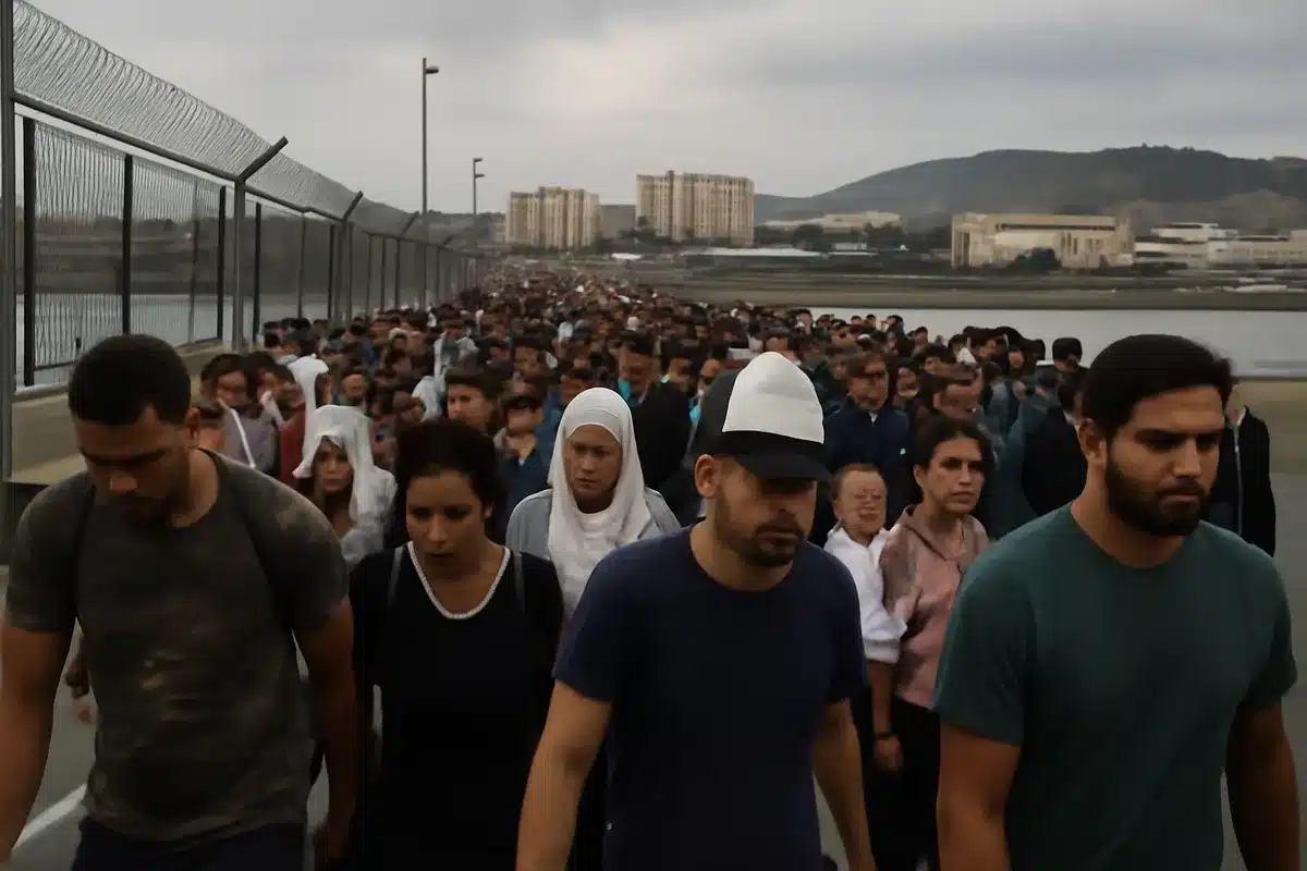 Qué pasó y por qué importa ahora — En la jornada del 4 de agosto miles de personas cruzaron hacia la ciudad autónoma en movimientos agrupados que obligaron a activar recursos de emergencia. La magnitud del paso hace que la noticia