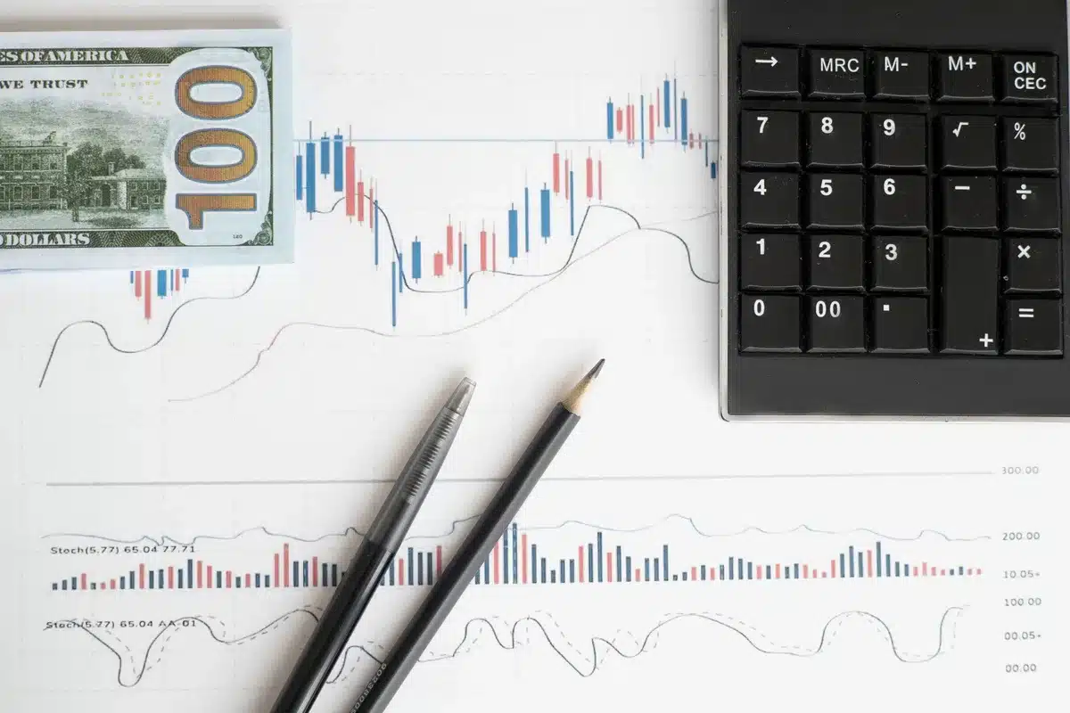Gráfico de evolución de inflación subyacente con tendencia descendente