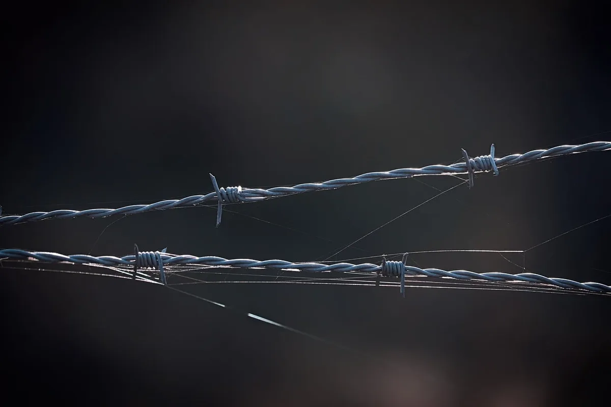 Medidas de control fronterizo y seguridad en una frontera internacional.