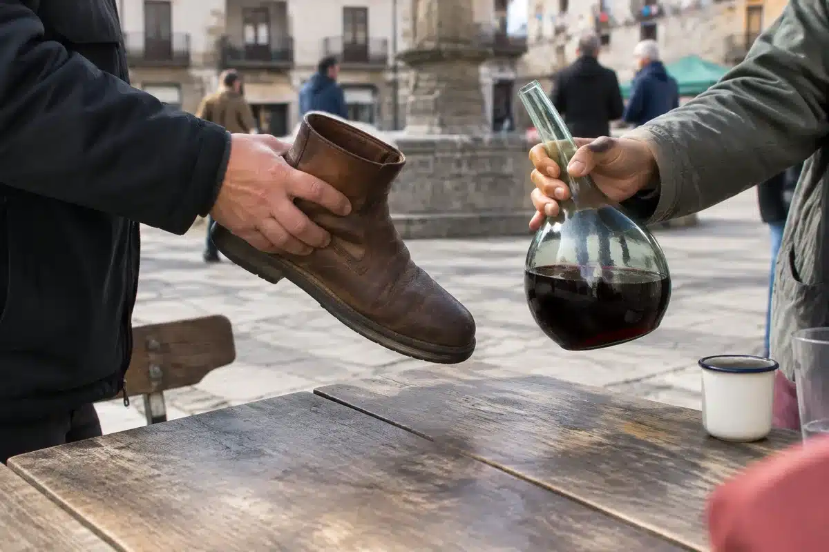 Porrón y bota, tradición en riesgo por nueva ordenanza: qué cambia para las fiestas